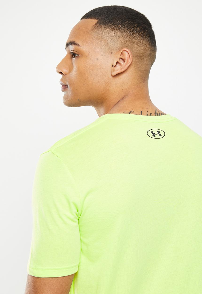 Under Armour - Ua sportstyle lc short sleeve - limefoam & black