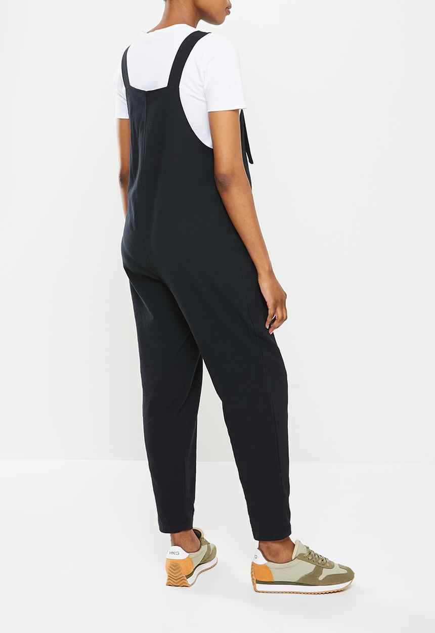 Superbalist - Maternity tapered leg jumpsuit - black