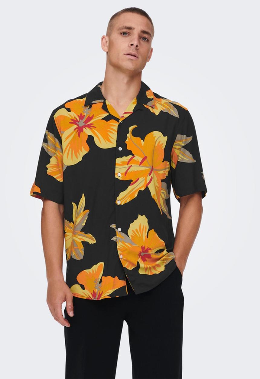 Only & Sons - Dan life shirt - acacia
