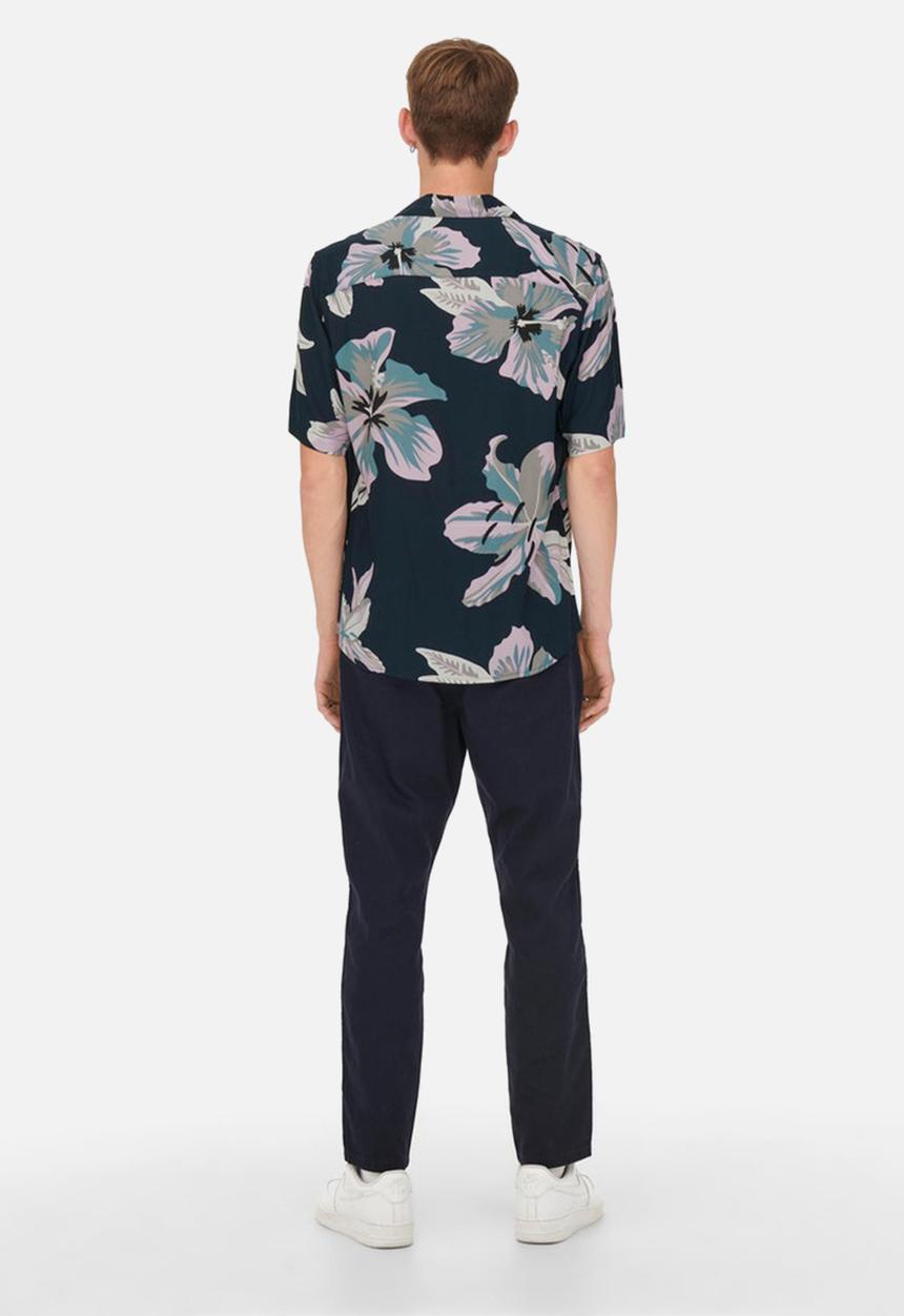 Only & Sons - Dan life shirt - dark navy