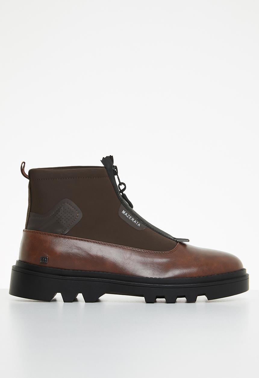 Vinchey 9 leather lycra - choc