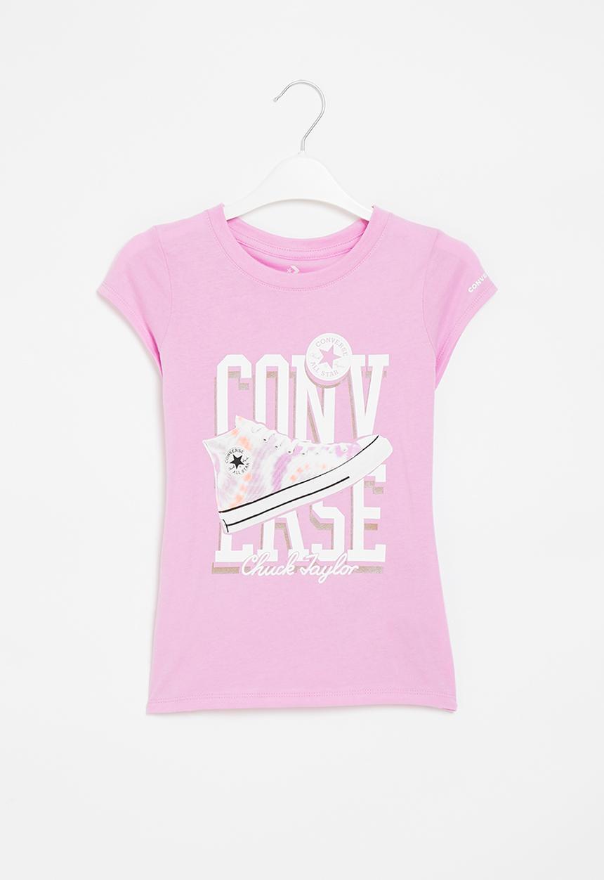 Converse - Cnvg tie dye sneaker tee - converse beyond pink