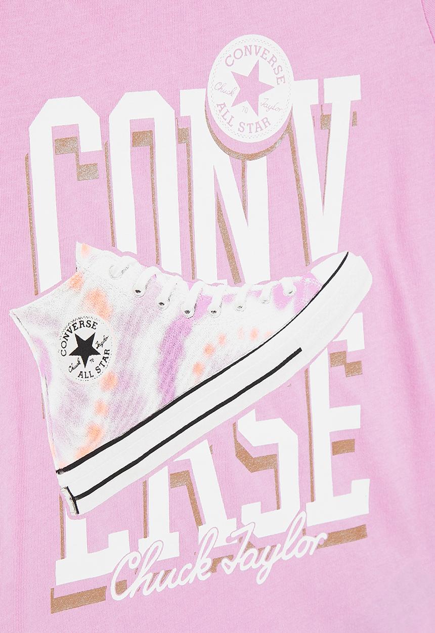 Converse - Cnvg tie dye sneaker tee - converse beyond pink