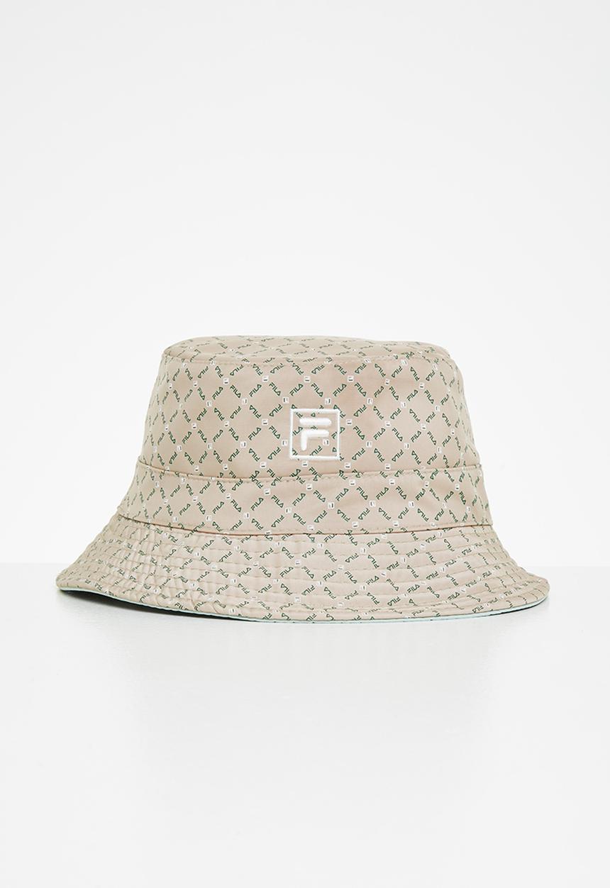 FILA - Larry bucket hat - beige & green 