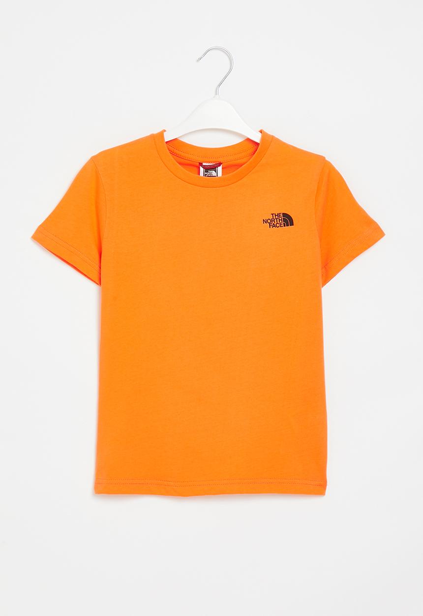 The North Face - Teens short sleeve simple dome tee - orange