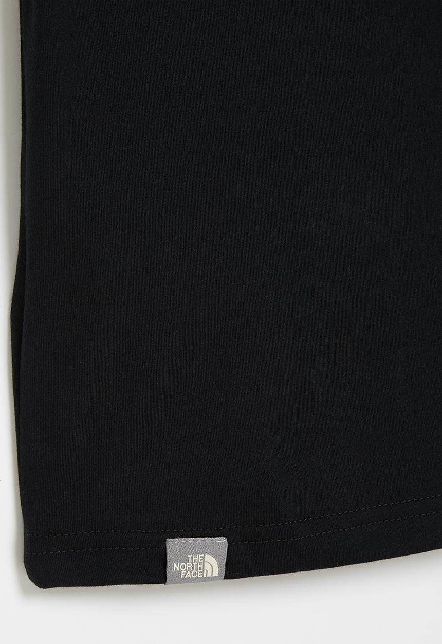 The North Face - Teens short sleeve simple dome tee - black & white