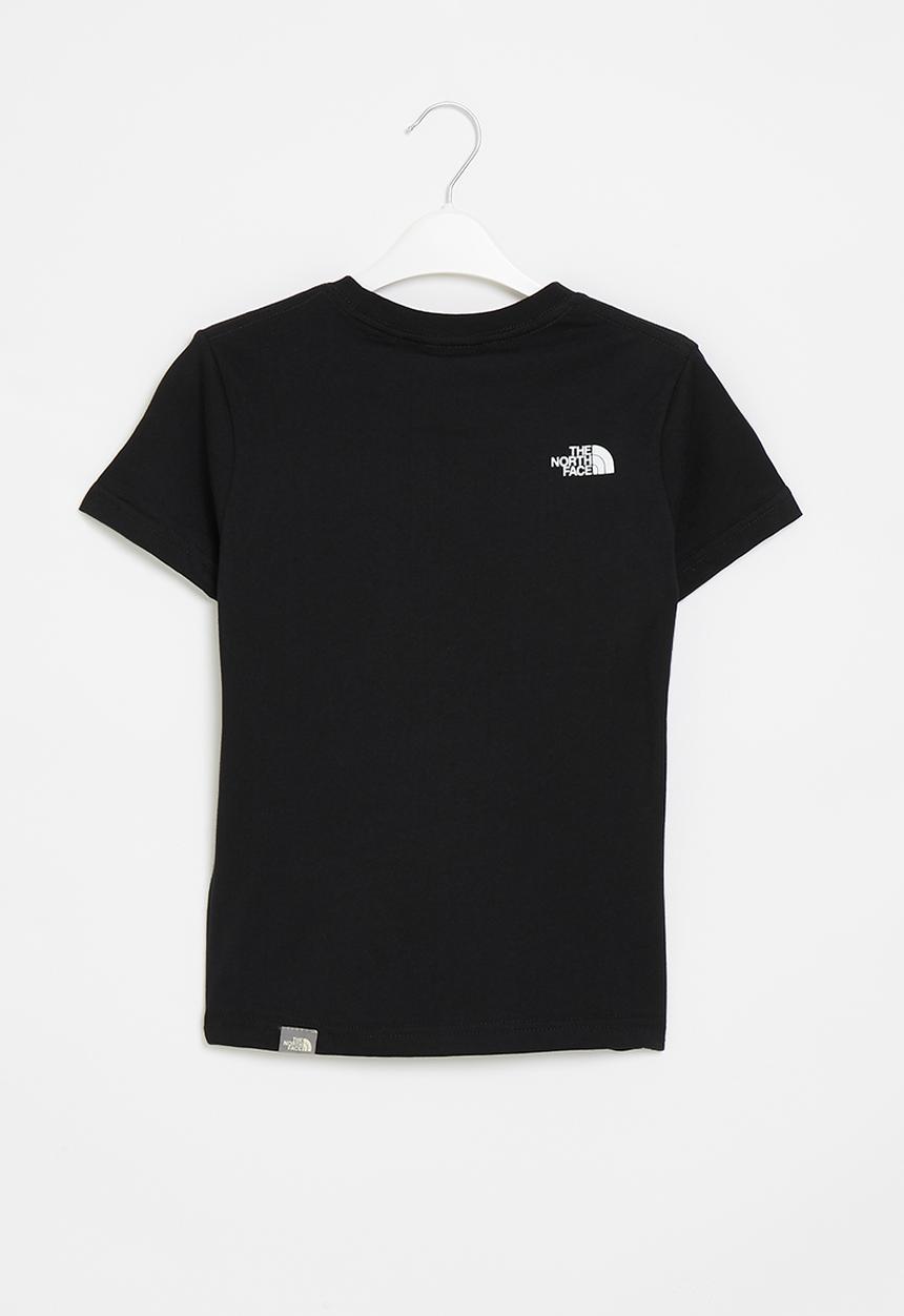 The North Face - Teens short sleeve simple dome tee - black & white
