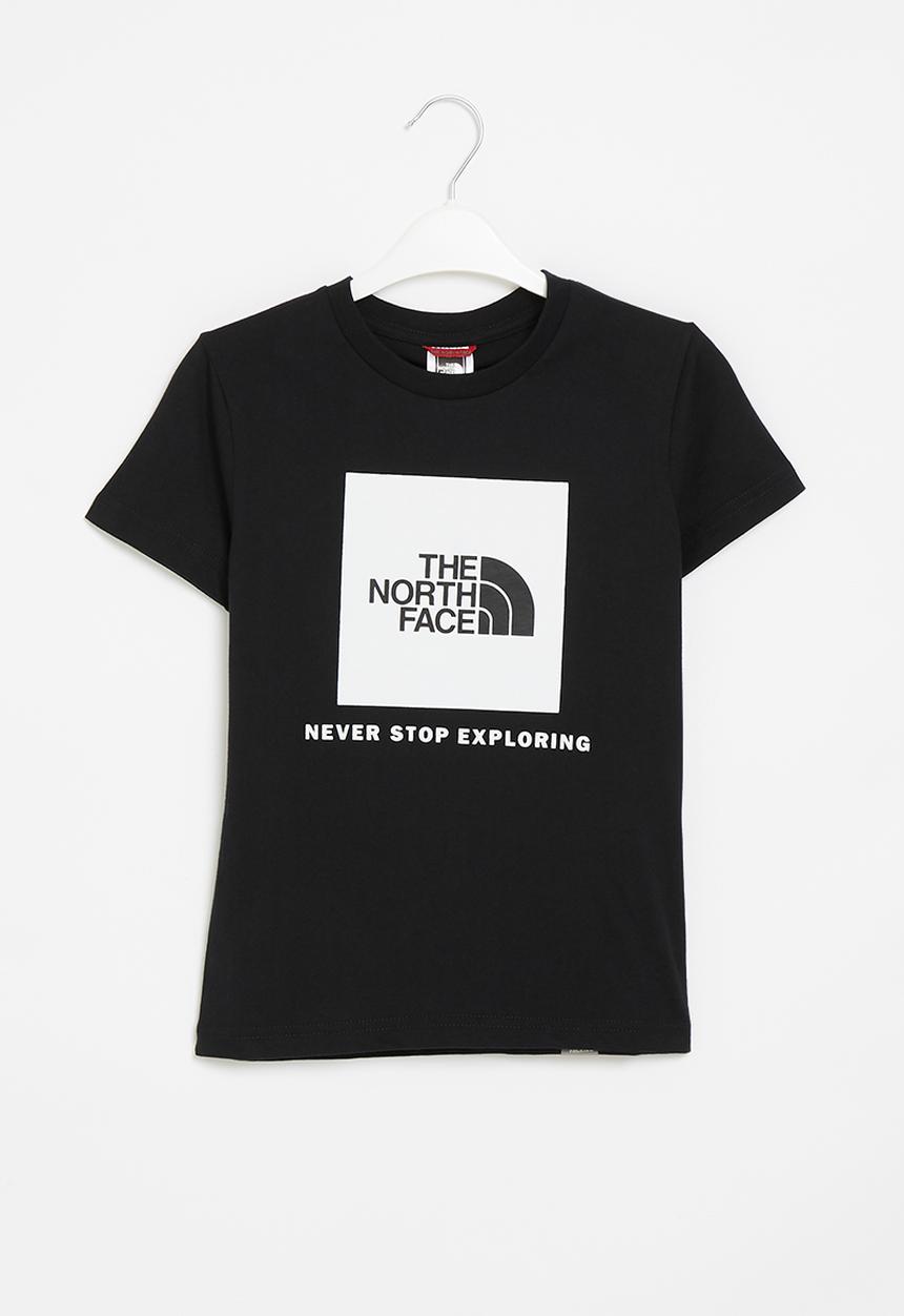 The North Face - Teens box short sleeve tee - black & white