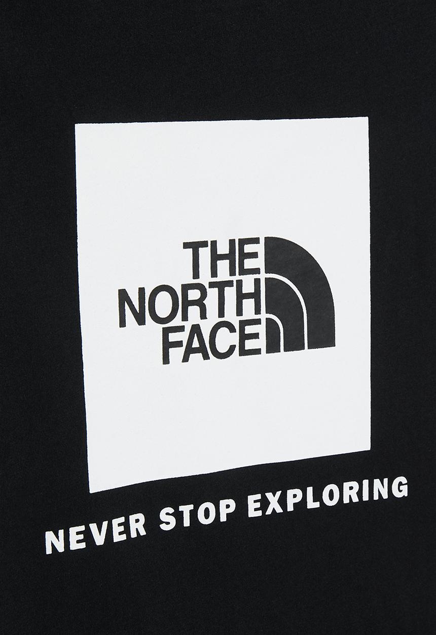 The North Face - Teens box short sleeve tee - black & white