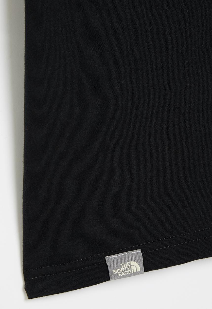 The North Face - Teens box short sleeve tee - black & white