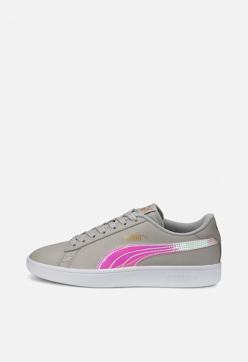 PUMA - Puma smash v2 holo jr - gray violet-puma team gold