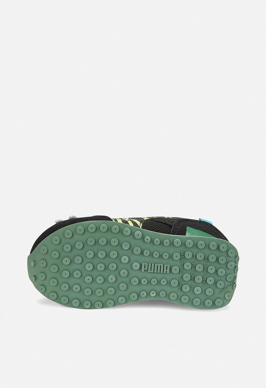 PUMA - Future rider small world ac inf - puma black-lime squeeze