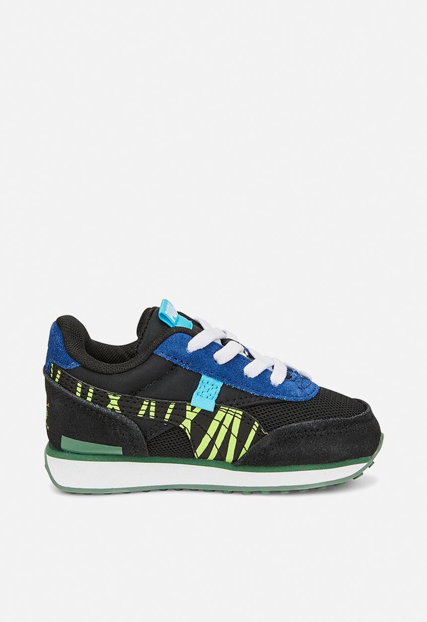 PUMA - Future rider small world ac inf - puma black-lime squeeze