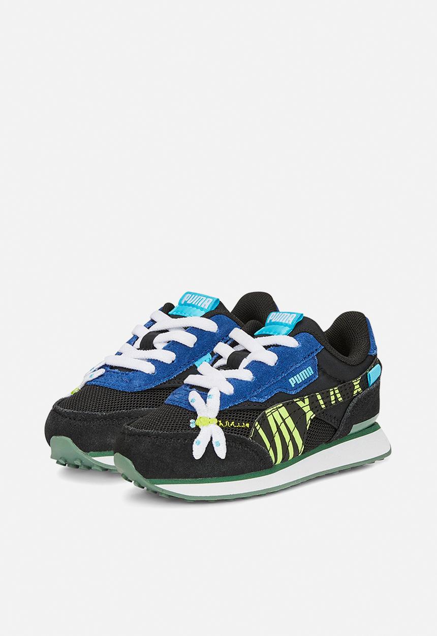 PUMA - Future rider small world ac inf - puma black-lime squeeze