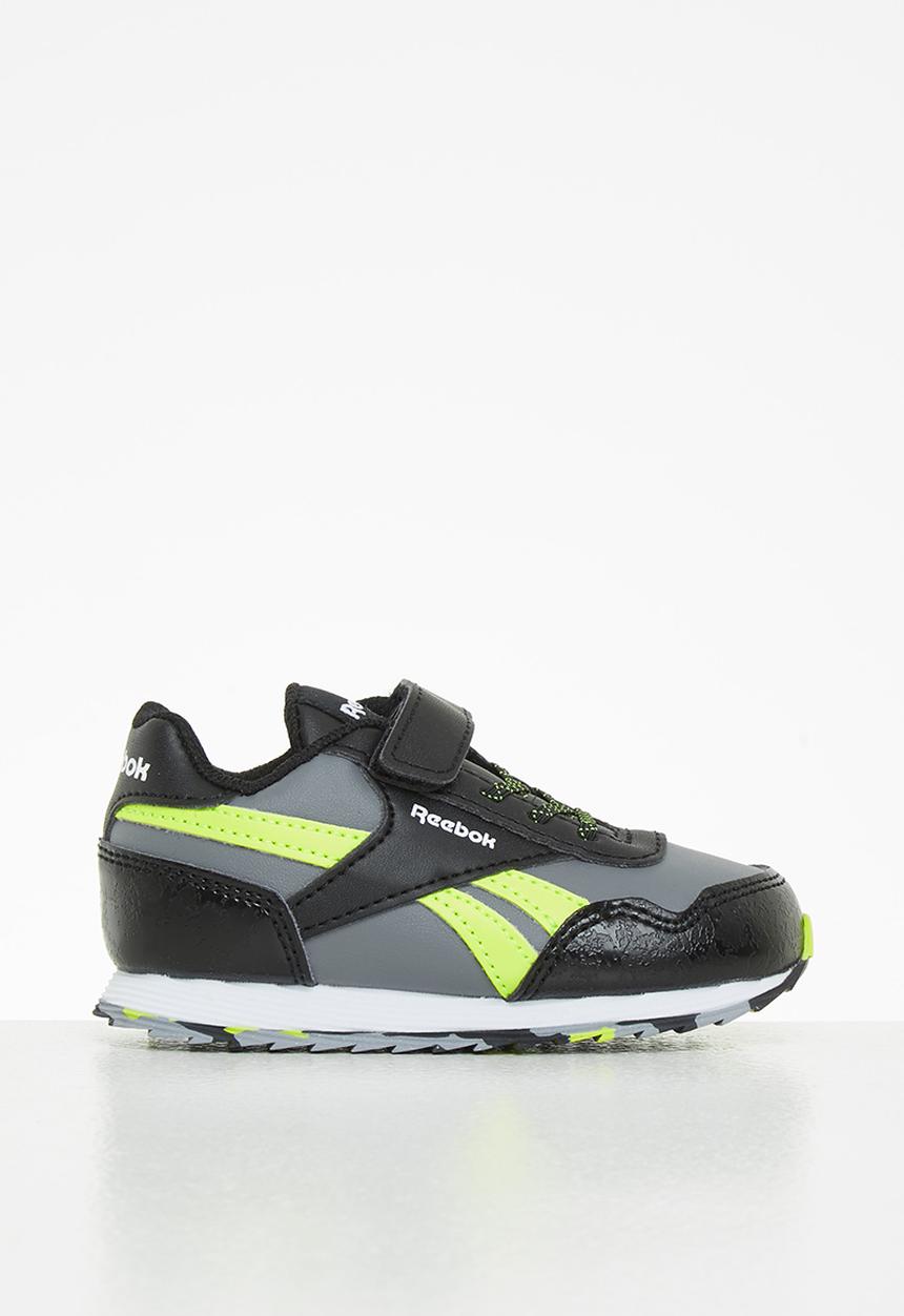 Reebok - Reebok royal cl jog 3.0 1v - core black/pure grey 5/acid yellow