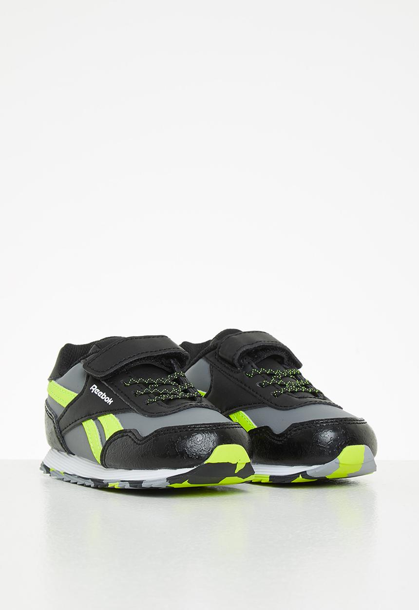 Reebok - Reebok royal cl jog 3.0 1v - core black/pure grey 5/acid yellow