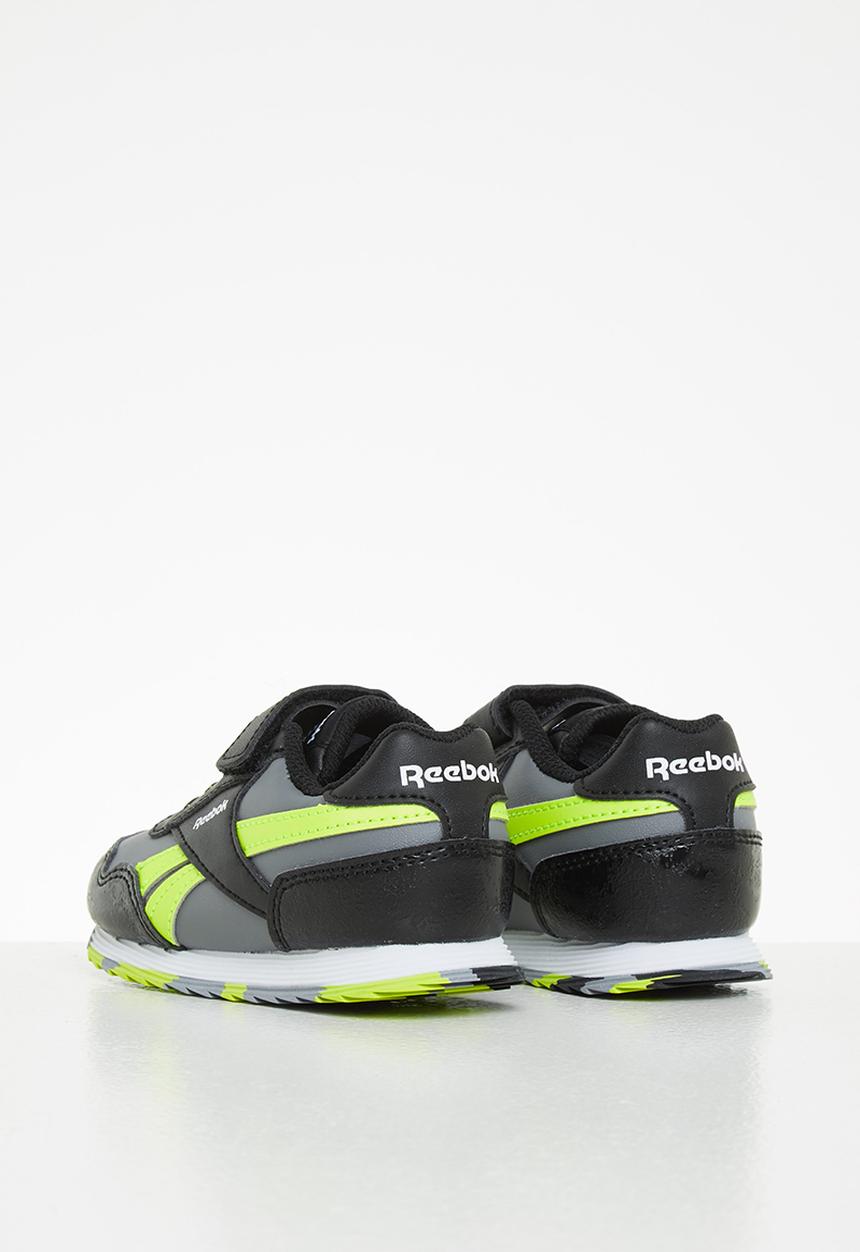 Reebok - Reebok royal cl jog 3.0 1v - core black/pure grey 5/acid yellow