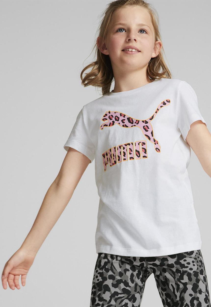 PUMA - Classics 90's prep logo tee g - puma white