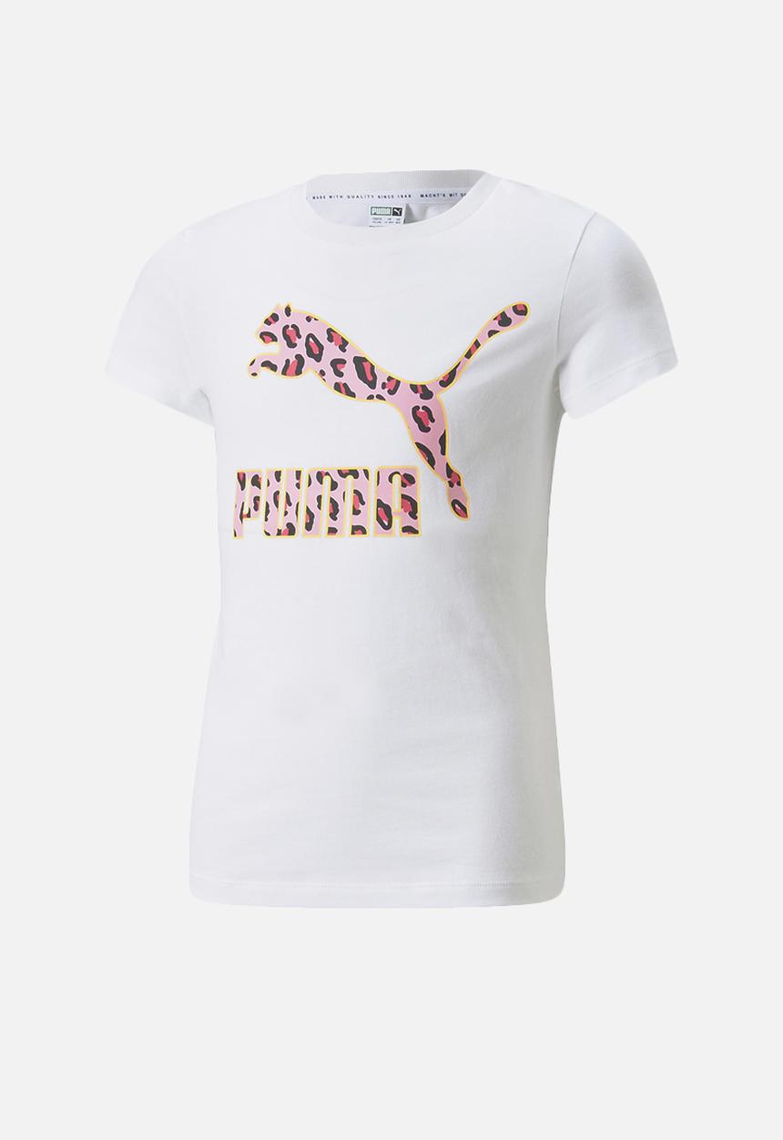 PUMA - Classics 90's prep logo tee g - puma white