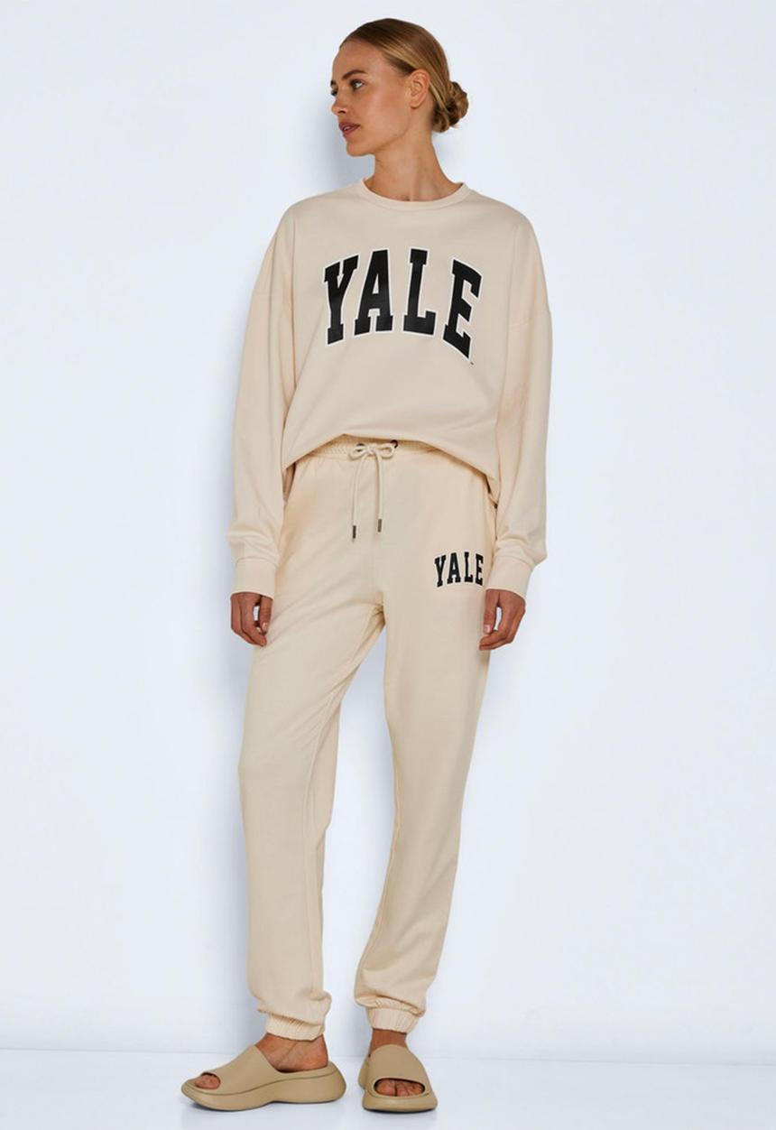 Noisy May - Ariel icense pants - pearled ivory