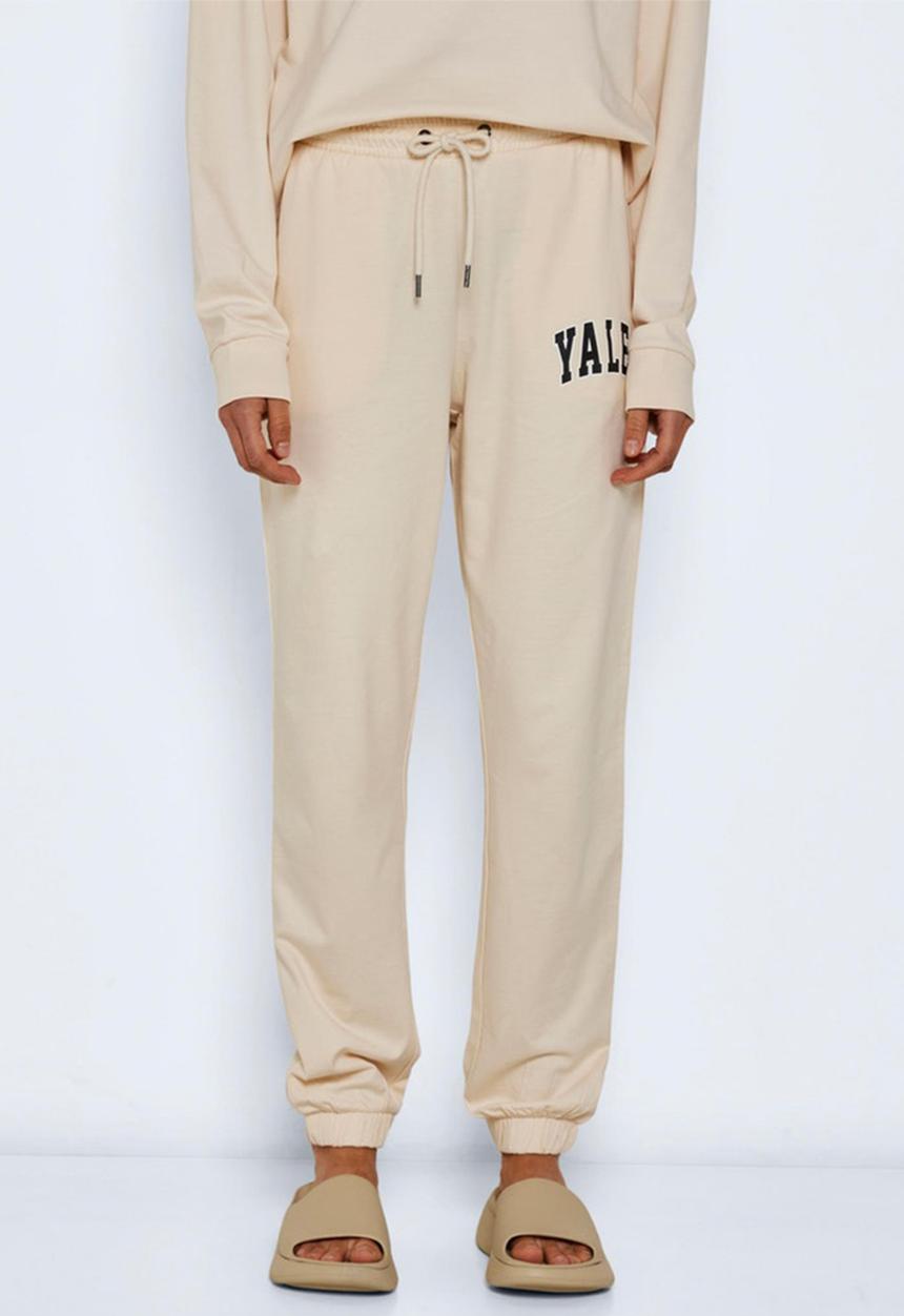 Noisy May - Ariel icense pants - pearled ivory