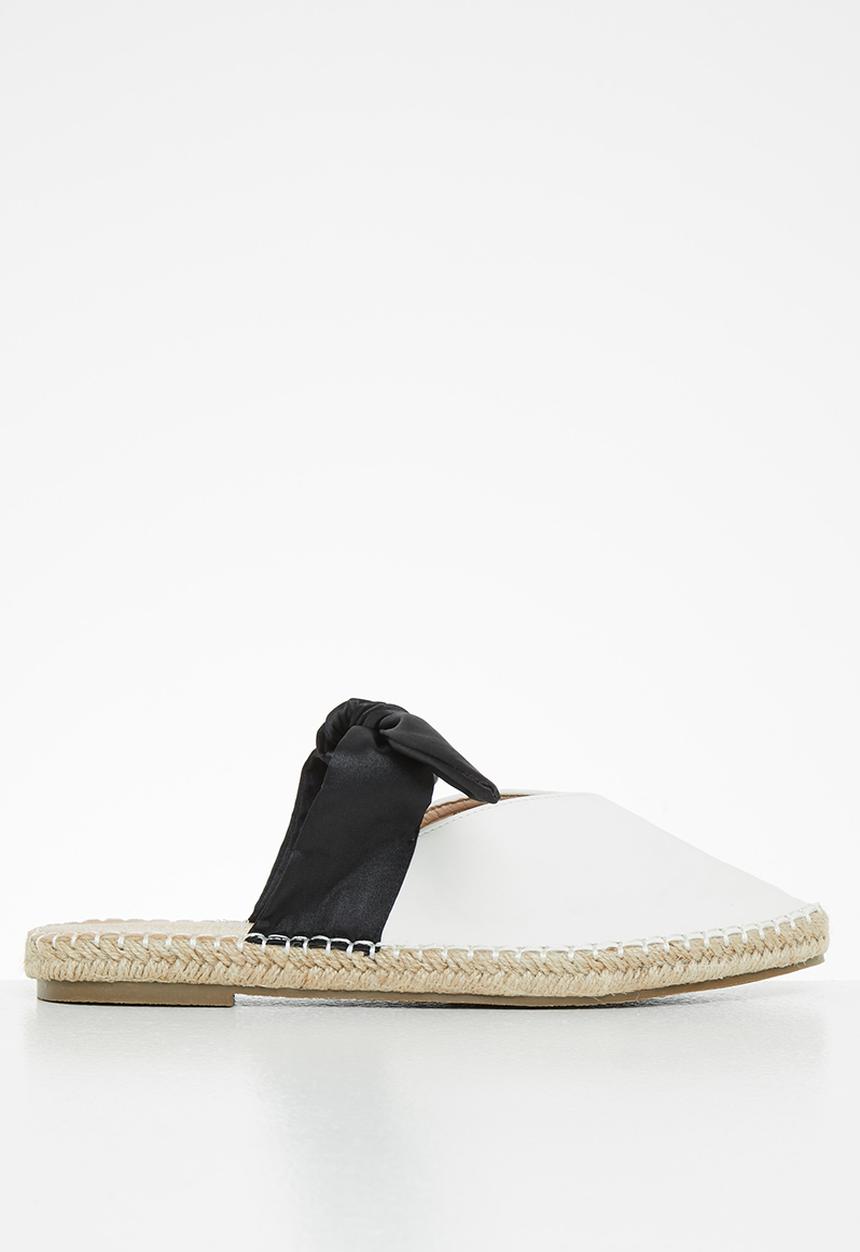 Viabeach - Bamboo 3 espadrille mule - white combo