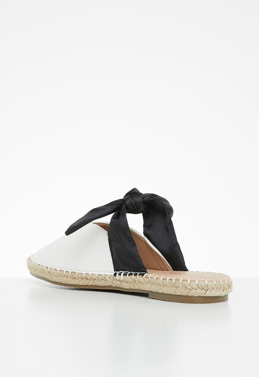 Viabeach - Bamboo 3 espadrille mule - white combo