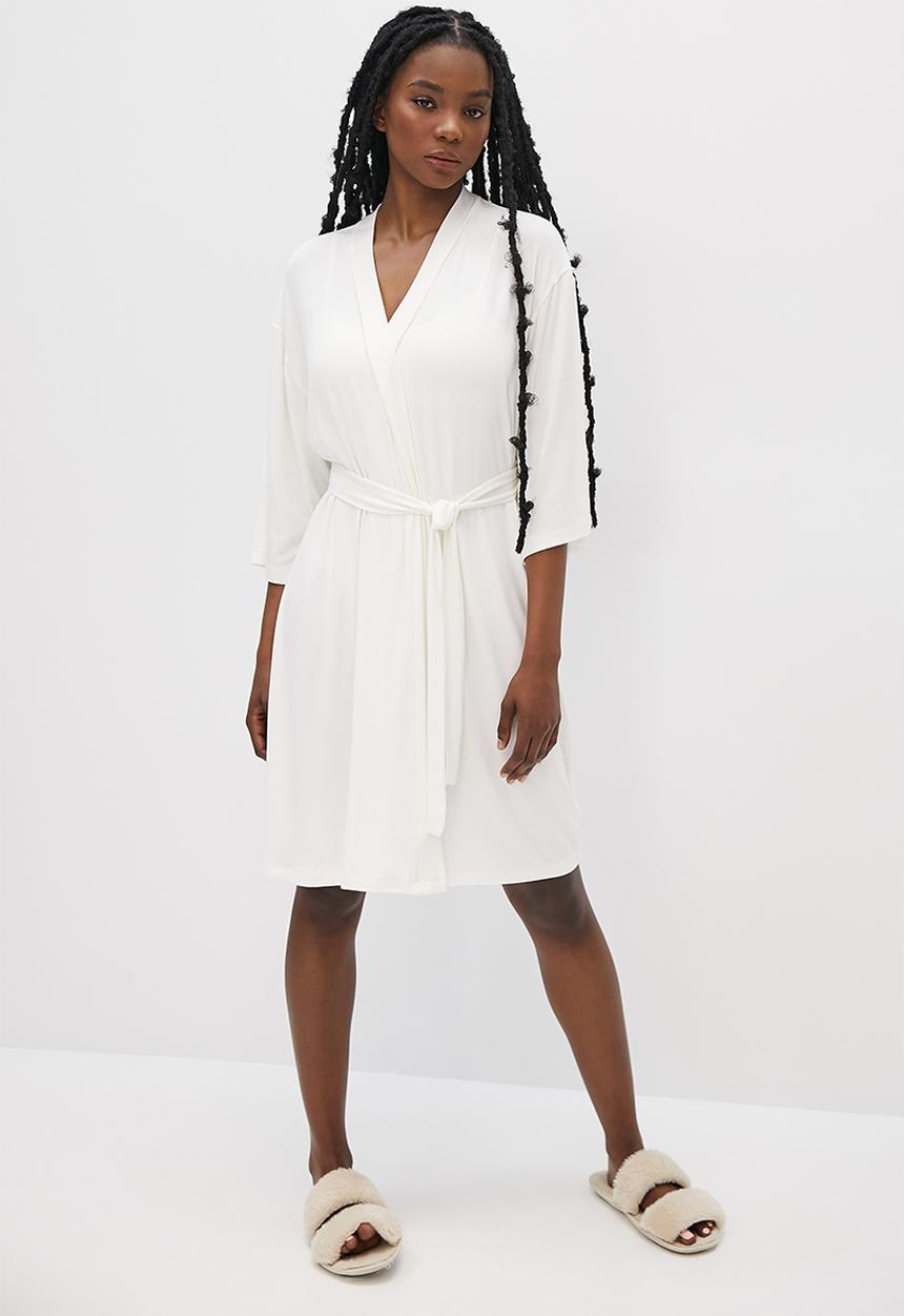 Superbalist - Knit robe - egret