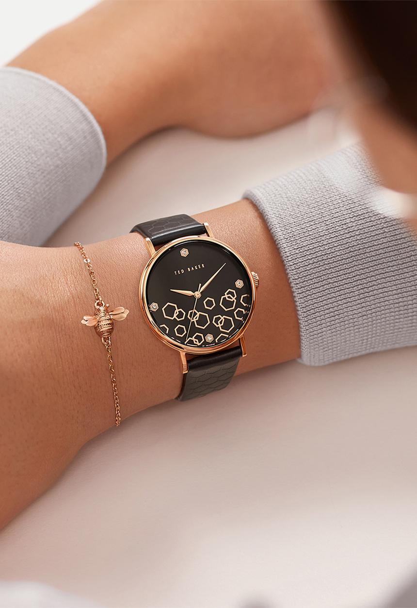 Ted Baker - Phylipa beehive - black/rose gold