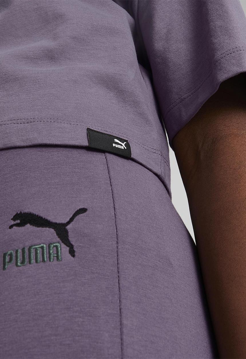 PUMA - Classics grl tee g - purple charcoal