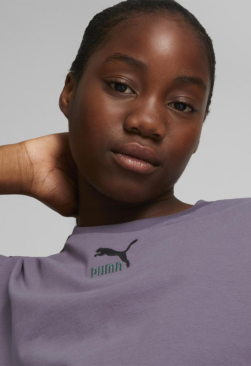 PUMA - Classics grl tee g - purple charcoal