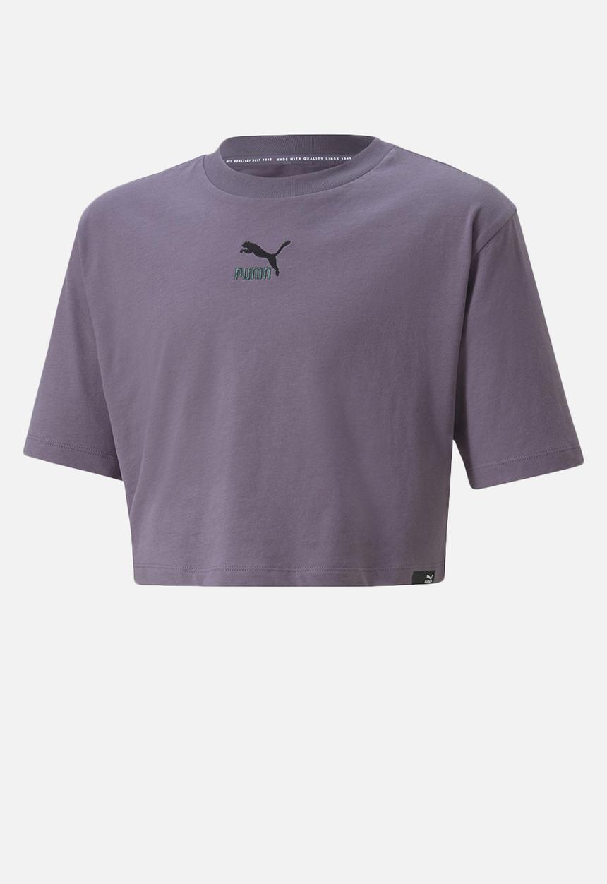 PUMA - Classics grl tee g - purple charcoal