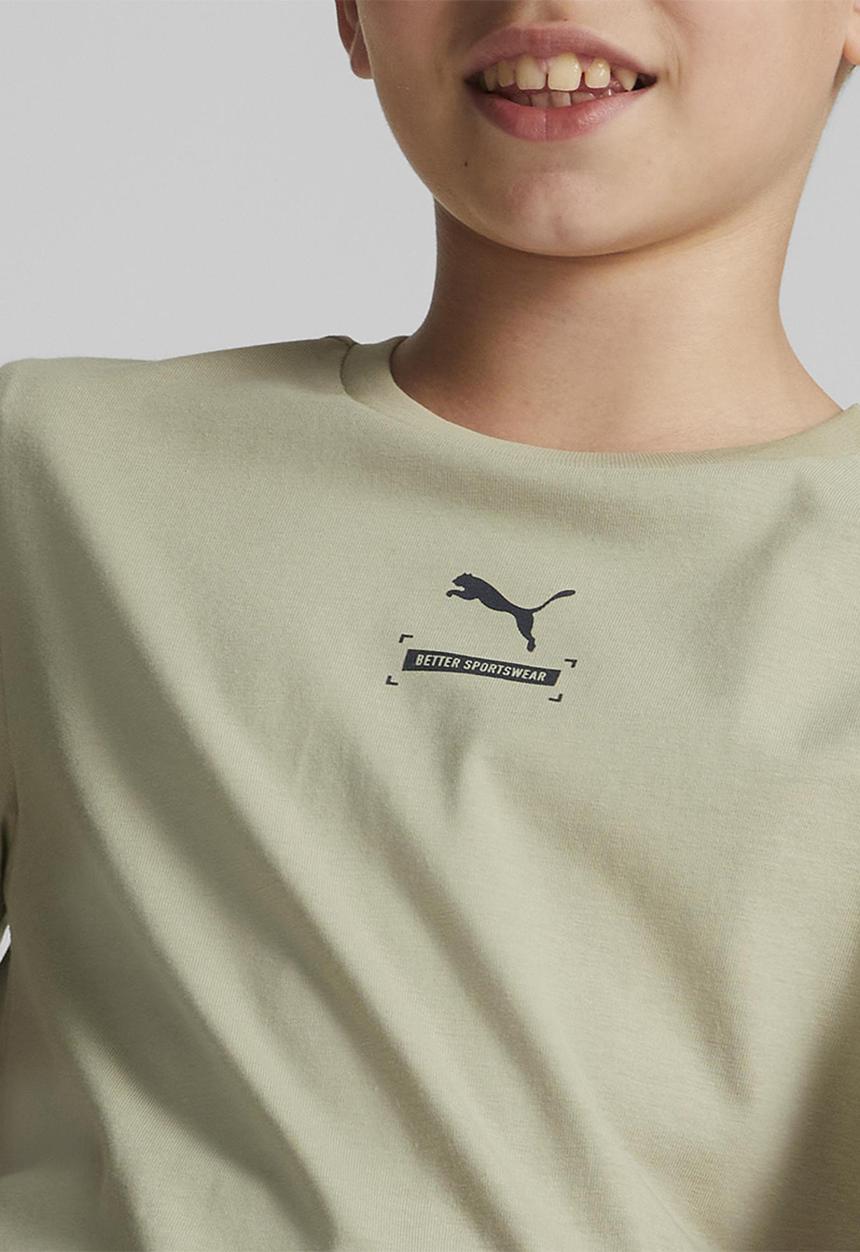 PUMA - Better tee kids - pebble gray