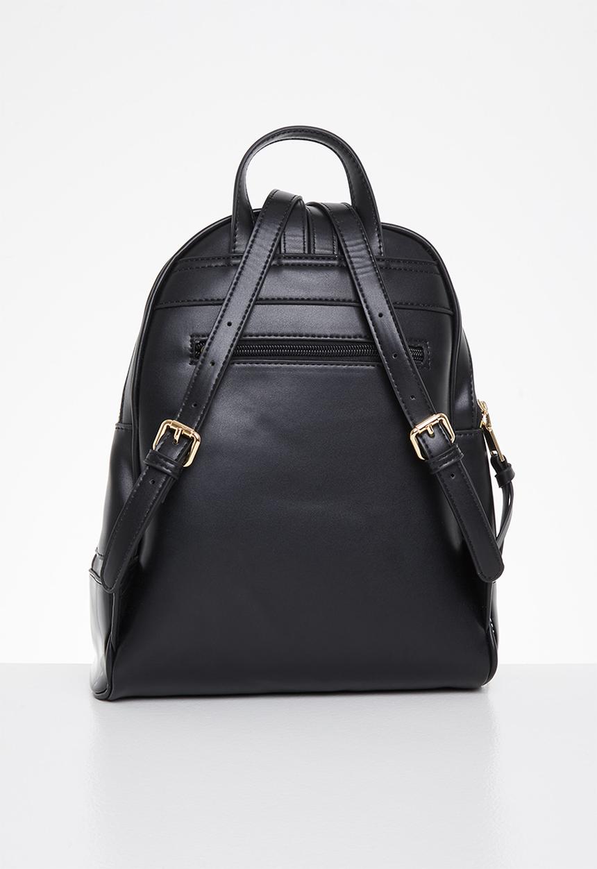 SISSY BOY - Patent backpack - black