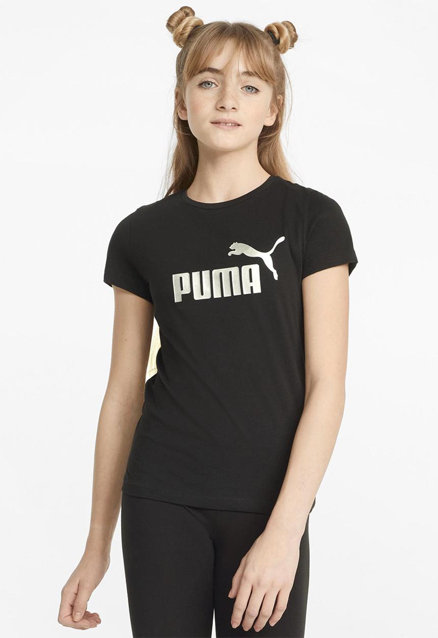 PUMA - Ess+ logo tee g - puma black