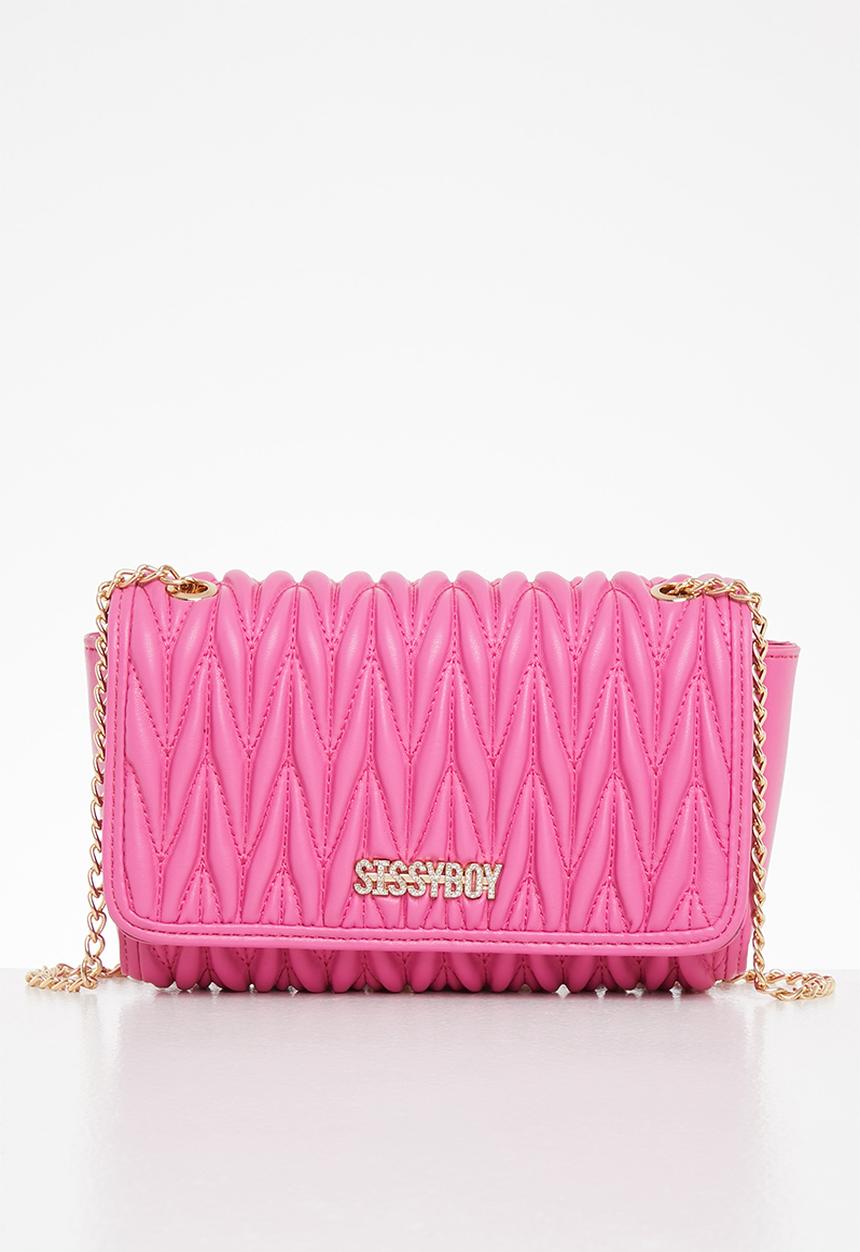 SISSY BOY - Quilted crossbody - pink