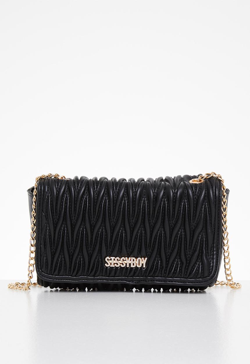 SISSY BOY - Quilted crossbody - black