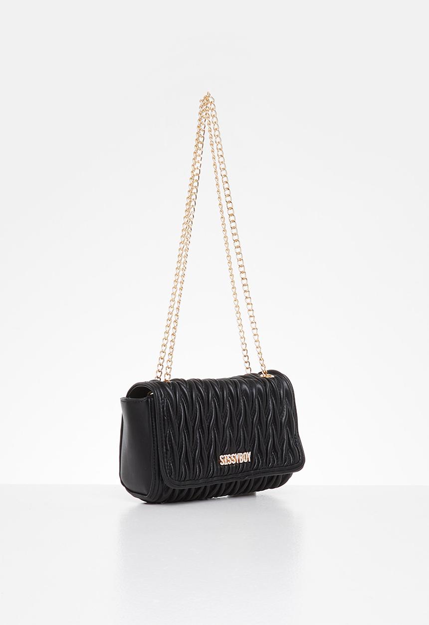 SISSY BOY - Quilted crossbody - black