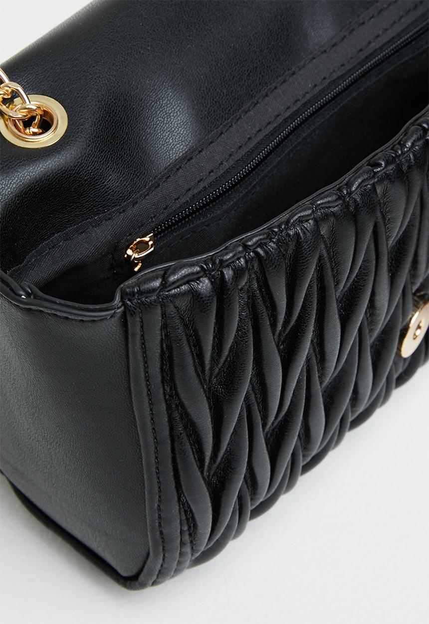 SISSY BOY - Quilted crossbody - black