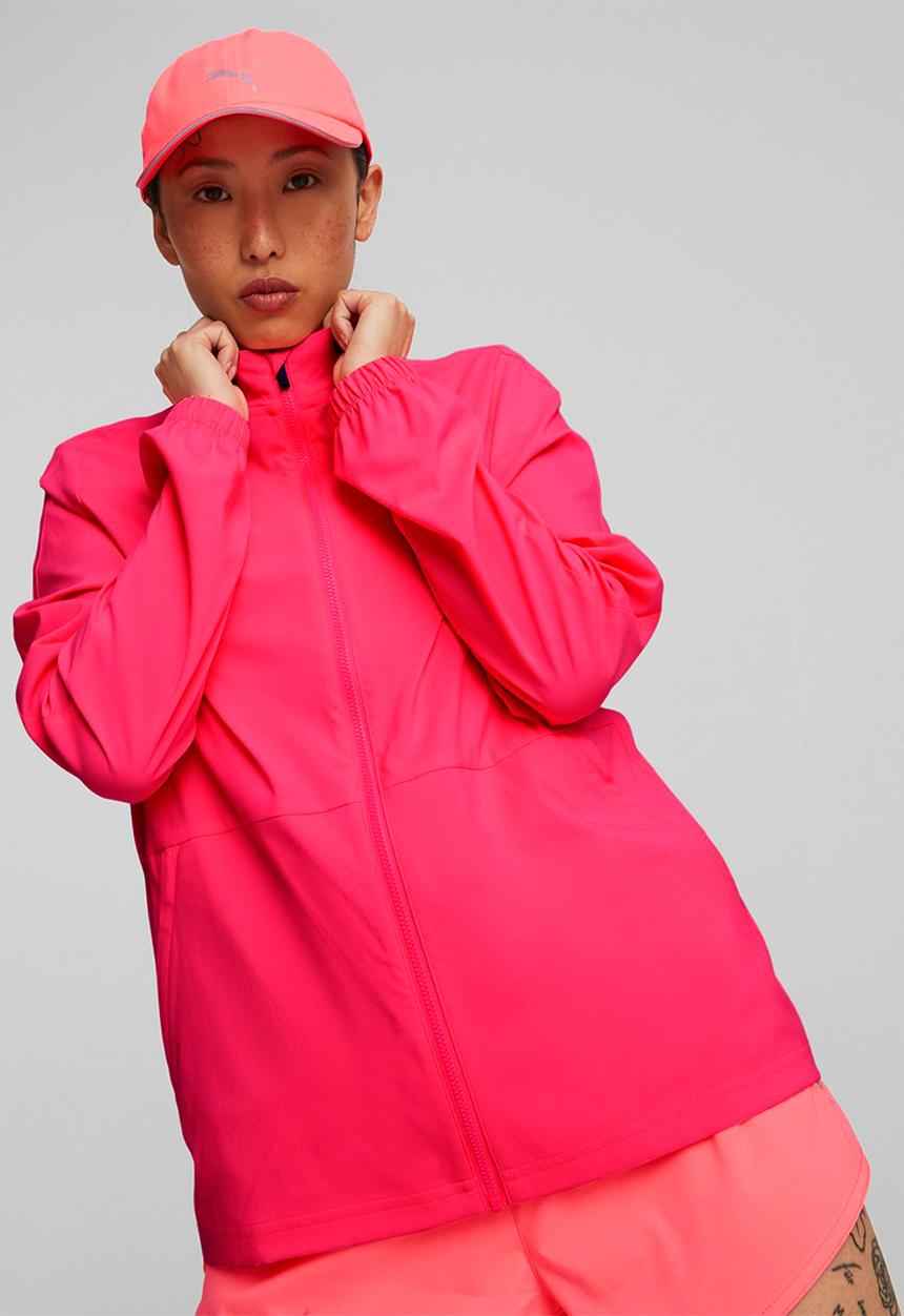 PUMA - Run favorite woven jacket w - sunset glow