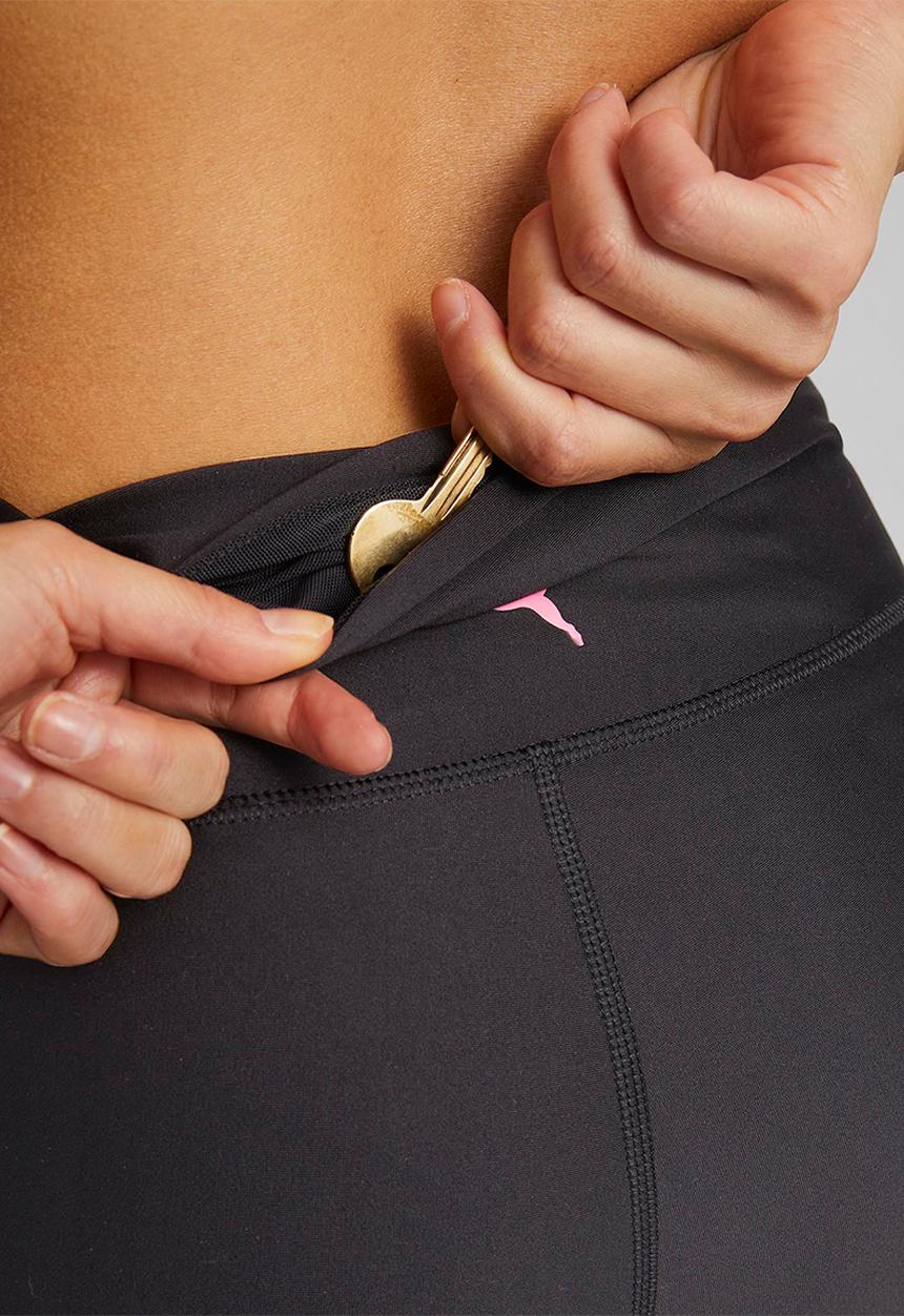 PUMA - Eversculpt high waist full tight - puma black & sunset pink