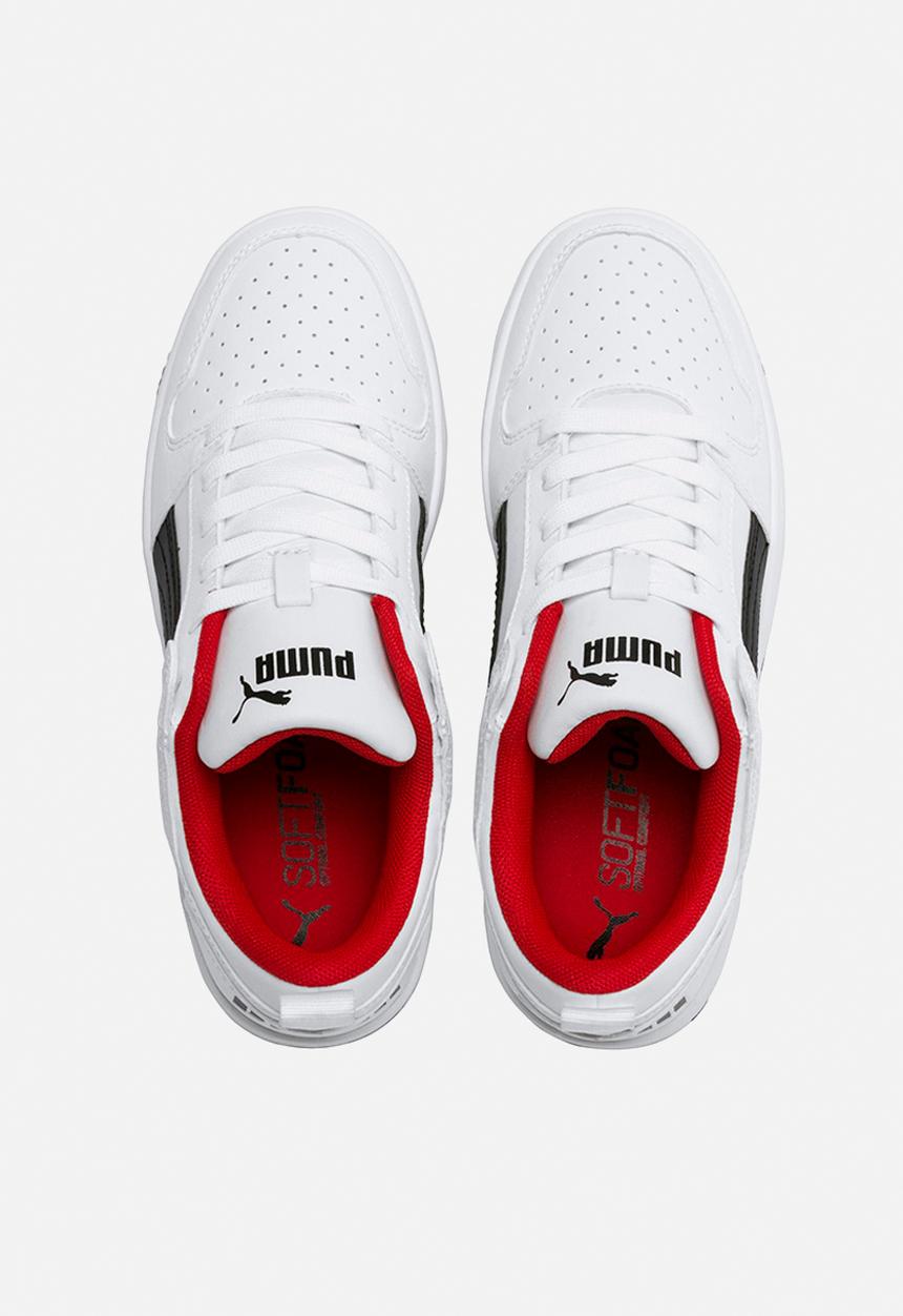 PUMA - Puma rebound layup lo sl jr - puma white-puma black-high risk red