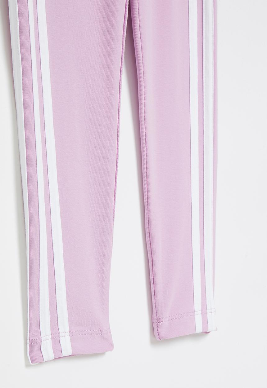 adidas Originals - 3 stripes legging y - bliss lilac & white
