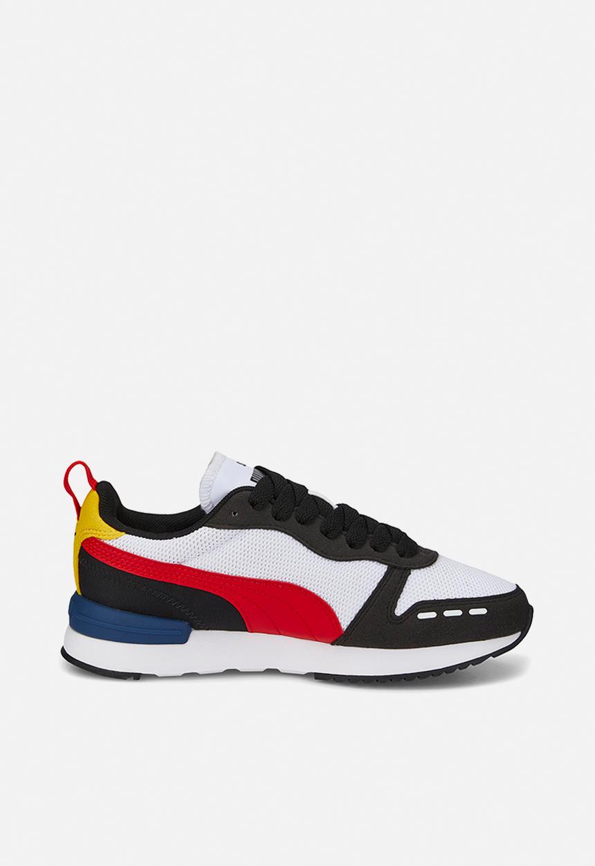 PUMA - Puma r78 jr - puma white-high risk red-puma black