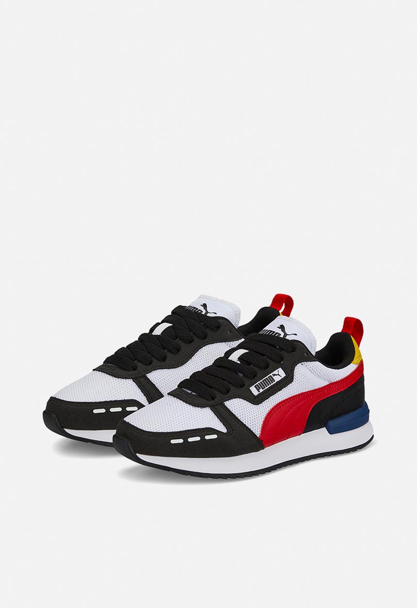 PUMA - Puma r78 jr - puma white-high risk red-puma black