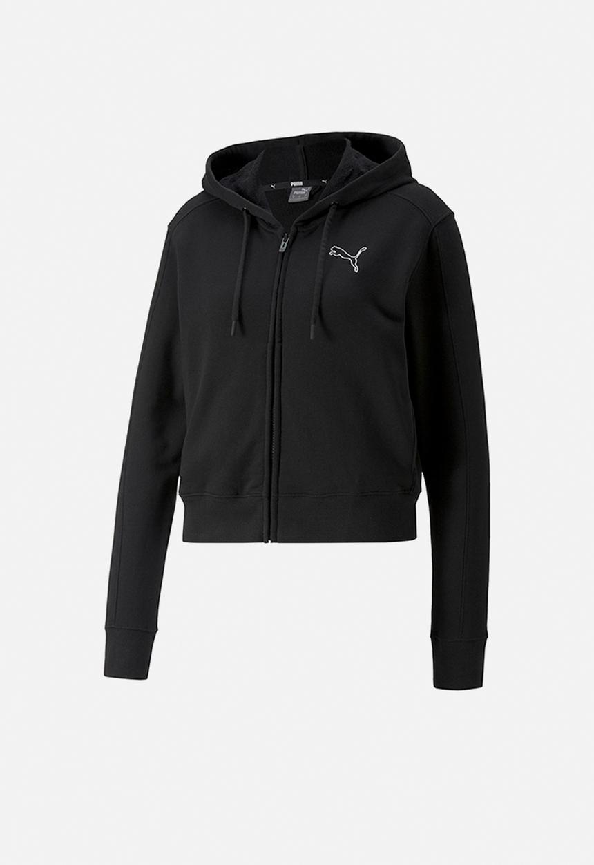 PUMA - Her full-zip hoodie tr - puma black