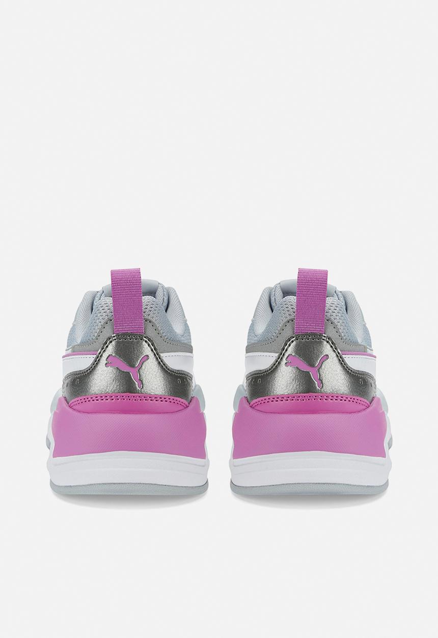 PUMA - X-ray 2 square jr - platinum gray-puma white-mauve pop-puma silver