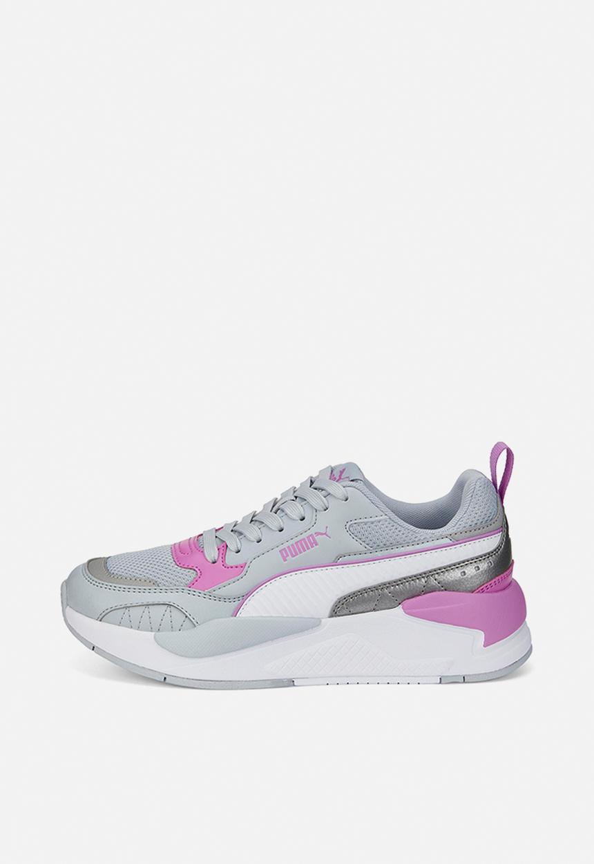 PUMA - X-ray 2 square jr - platinum gray-puma white-mauve pop-puma silver