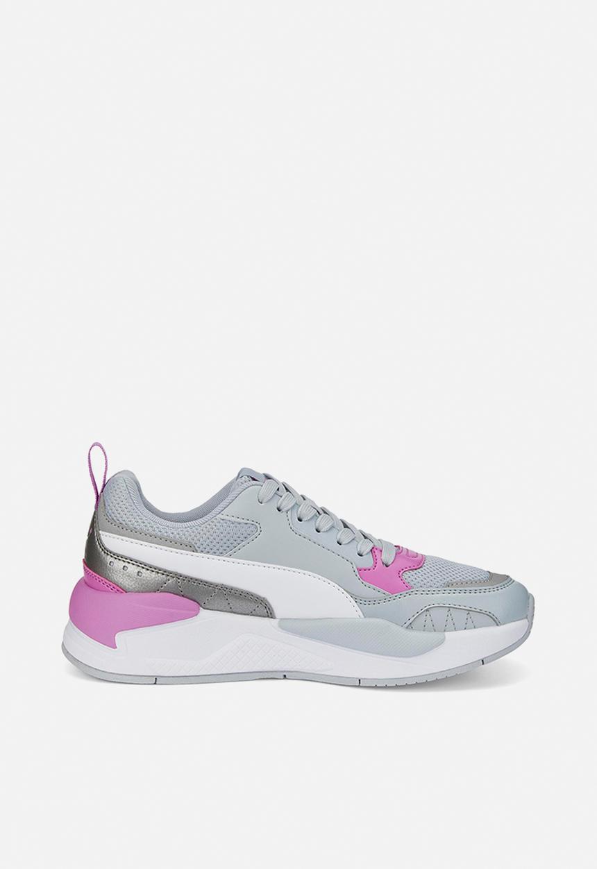 PUMA - X-ray 2 square jr - platinum gray-puma white-mauve pop-puma silver