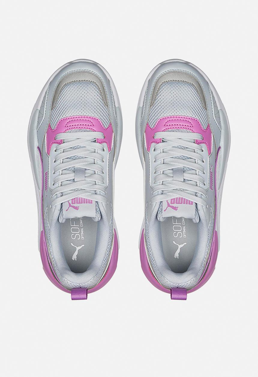 PUMA - X-ray 2 square jr - platinum gray-puma white-mauve pop-puma silver